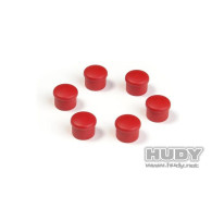 CAP FOR 18MM HANDLE - RED (6) - 195058-R - HUDY