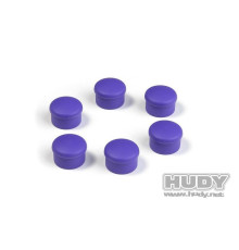 Bouchon de manche 22mm violet (6) - HUDY - 195062-V
