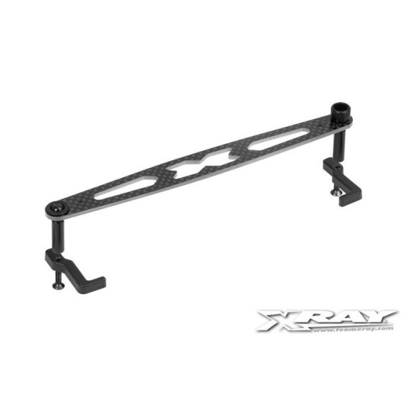 Barrette carbone blocage accu T4 - XRAY - 306165