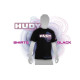 HUDY T-SHIRT - BLACK (XXL) - 281047XXL - HUDY