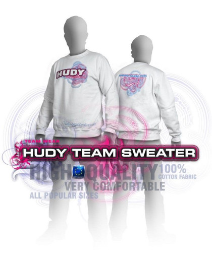 Sweat-shirt - Blanc (L) - HUDY - 285400L