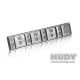LEAD WEIGHTS 4x5g & 4x10g WITH 3M GLUE - 293080 - HUDY