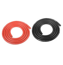 Fil Noir et Rouge 10AWG D5.5mm - 2x1m - CORALLY - C-50107