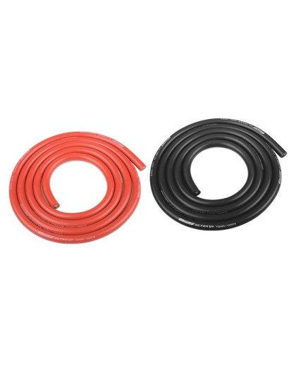 Fil Noir et Rouge 10AWG D5.5mm - 2x1m - CORALLY - C-50107