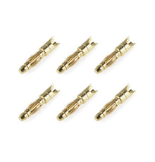 Prise male 2.0mm Spring Type - 6 pcs - CORALLY - C-50170