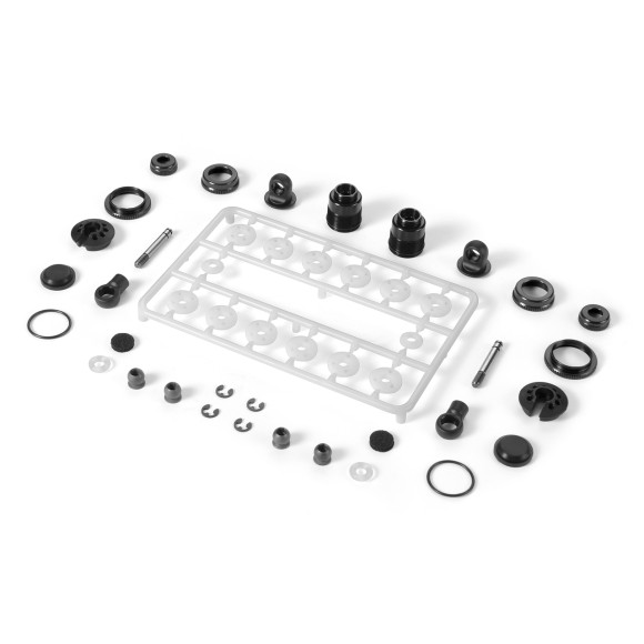 ULP ALU SHOCK ABSORBER-SET - BLACK (2) - 308308-K - XRAY