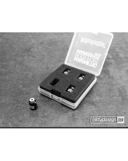 Body Post Marker kit Black - 1/10 - BITTYDESIGN - BDBPMK10-B