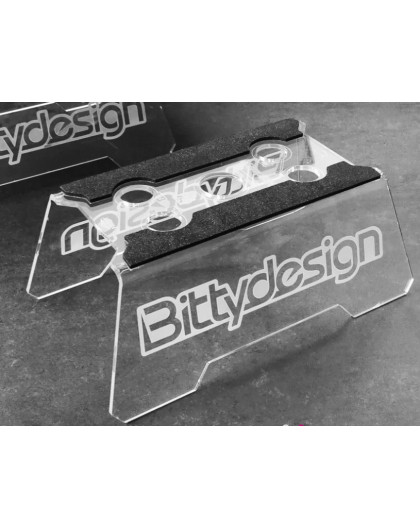 Support de voiture plexiglass TT 1/8 - BITTYDESIGN - BDCSTD-1518