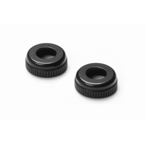 ALU CAP FOR XRAY SHOCK BODY  308322 - BLACK (2) - XRAY - 308327-K