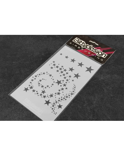 Vinyl stencil - Stars V2 - BITTYDESIGN - BDSTC-021