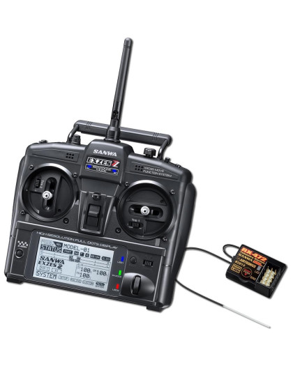 Sanwa Exzes-ZZ Stick Radio + RX-472 Receiver - SANWA - S101A32071A