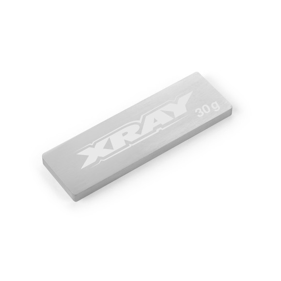 T4 Lest de châssis central en tungsten 30g (2) - XRAY - 309856