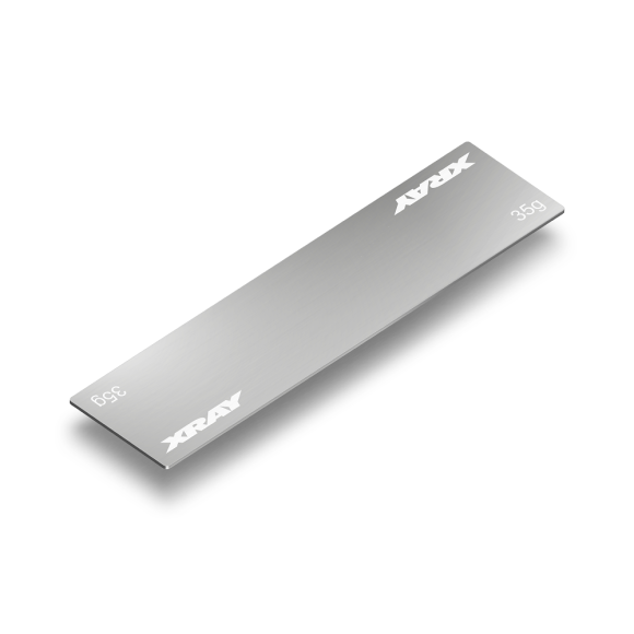 Xray Stainless Steel Weight For Slim Battery Pack 35G - XRAY - 309862