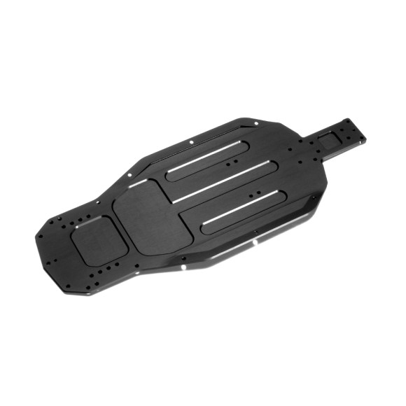 XB2 ALU CHASSIS WITH BENT SIDES - SWISS 7075 T6 (2.5MM) - SHORT - 321