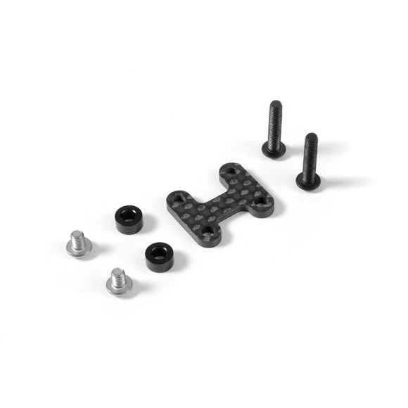 XB2 GRAPHITE FRONT WING HOLDER - 321190 - XRAY