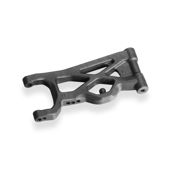COMPOSITE DISENGAGED SUSPENSION ARM REAR LOWER RIGHT - GRAPHITE - 323