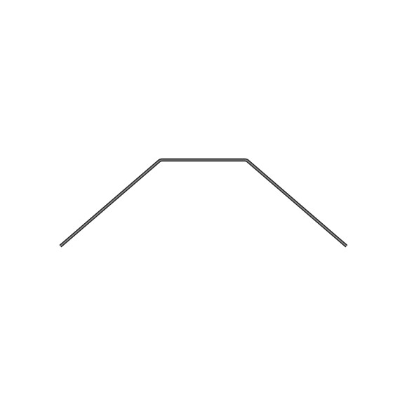 XB2 ANTI-ROLL BAR REAR - SHORT - 1.0 MM - XRAY - 323490