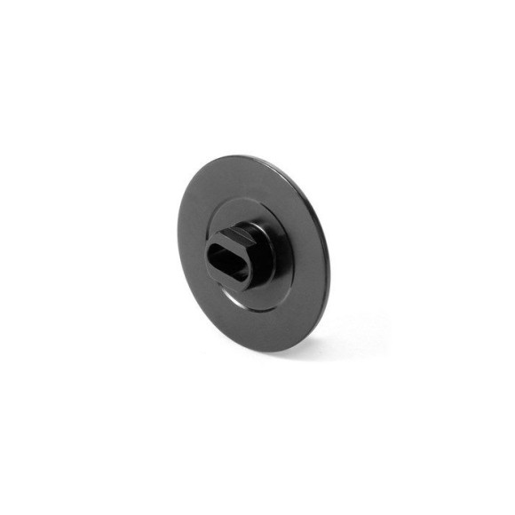 ALU 3-PAD SLIPPER CLUTCH PLATE WITH ADAPTER - SWISS 7075- HARD COATED