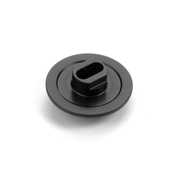 ALU 2-PAD SLIPPER CLUTCH PLATE WITH ADAPTER - SWISS 7075- HARD COATED