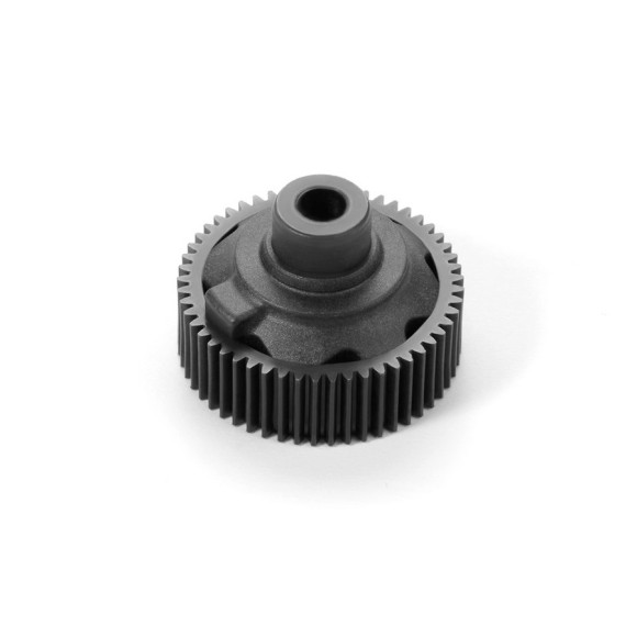 COMPOSITE GEAR DIFFERENTIAL CASE WITH PULLEY 53T - GRAPHITE - 324953-