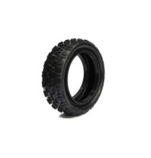 Pair of 1/10 Tyres Astro/Carpet Medium front 4wd - HOT RACE