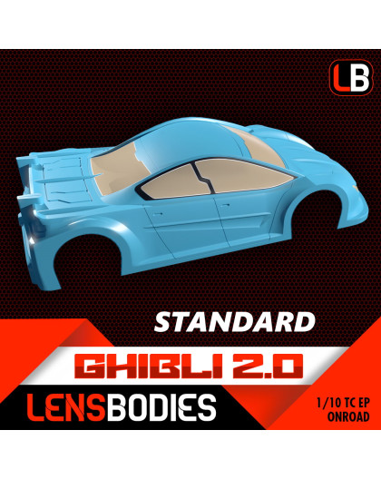 Carrosserie Lens 1/10 Touring Ghibli 2.0 Standard - HOT RACE