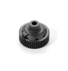 COMPOSITE GEAR DIFFERENTIAL CASE WITH PULLEY 53T - GRAPHITE - 324953-