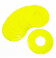 Stickers de jantes 1/8 jaune fluo (x20) - ULTIMATE - UR0101-Y