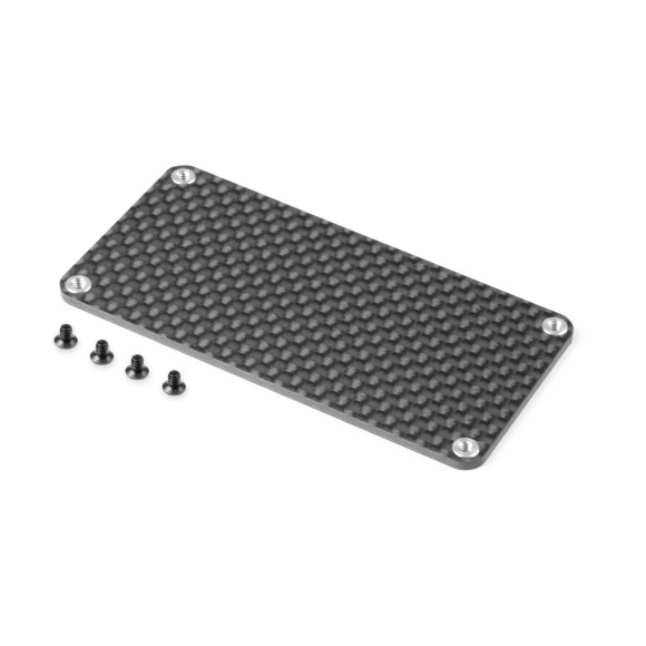 GRAPHITE PLATE FOR ELECTRONICS 1-PIECE CHASSIS - SET - XRAY - 326149