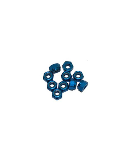Ecrous 3mm Bleu (x10) - ULTIMATE - UR1502-A