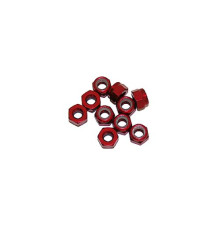 3 mm. ALU. NYLON NUT RED (10pcs) - UR1502-R - ULTIMATE