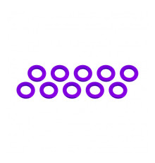 Rondelles 3x6x0.5mm - Violet (10pcs) - ULTIMATE - UR1504-P