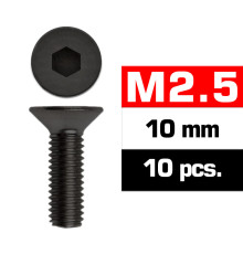 M2,5x10mm FLAT HEAD SCREWS (10 pcs) - UR1612510 - ULTIMATE