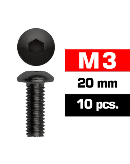 M3x20mm BUTTON HEAD SCREWS (10 pcs) - UR162320 - ULTIMATE