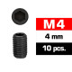 M4x4mm SET SCREWS (10 pcs) - UR164404 - ULTIMATE