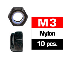 M3 NYLON LOCKNUTS (10 pcs) - UR165300 - ULTIMATE