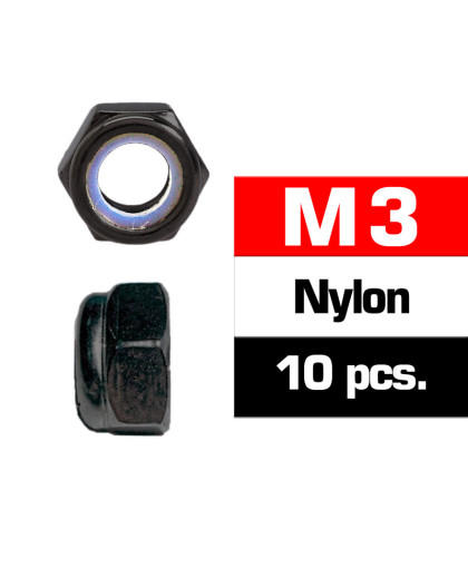 M3 NYLON LOCKNUTS (10 pcs) - UR165300 - ULTIMATE