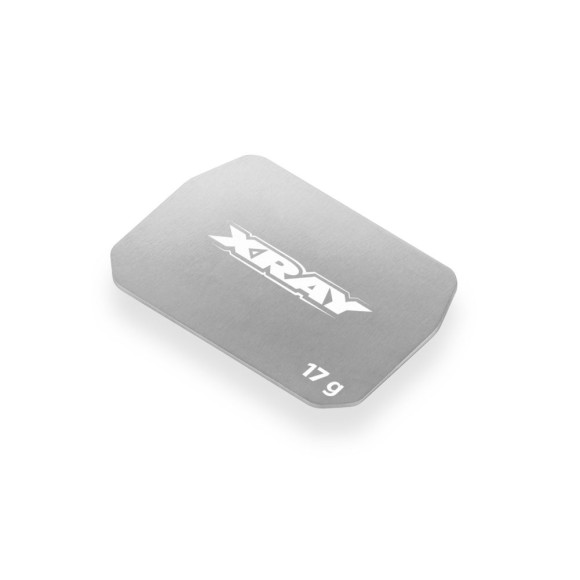 STAINLESS STEEL WEIGHT 17G - FRONT-MIDDLE - 326183 - XRAY