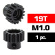 HSS STEEL M1.0 PINION GEAR 19T W/5.0mm BORE - ULTIMATE - UR4310-19
