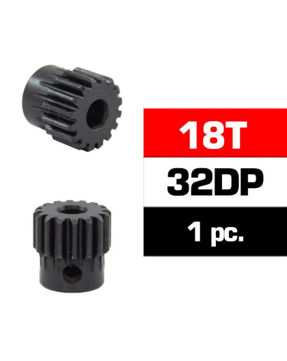 HSS STEEL 32DP PINION GEAR 18T W/5.0mm BORE - ULTIMATE - UR4312-18