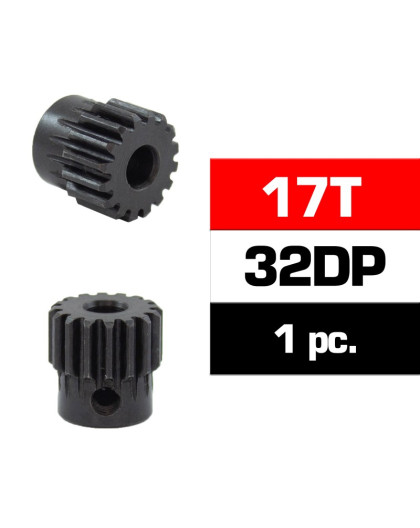 HSS STEEL 32DP PINION GEAR 17T W/5.0mm BORE - ULTIMATE - UR4312-17