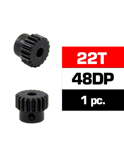 Pignon 22T Acier 48DP - D3.17mm - ULTIMATE - UR4314-22
