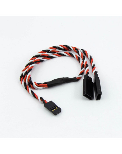 Connecteur Y Futaba câble tressé (30cm) - ULTIMATE - UR46214