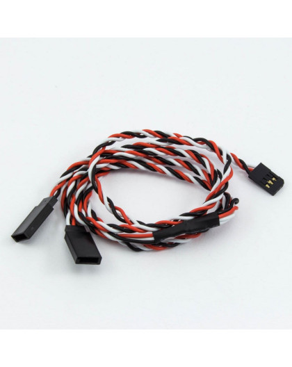 Connecteur Y Futaba câble tressé (60cm) - ULTIMATE - UR46215