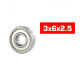 Roulements métal HS 3x6x2.5 (10pcs) - ULTIMATE - UR7810
