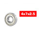Roulements métal HS 4x7x2.5 (10pcs) - ULTIMATE - UR7856