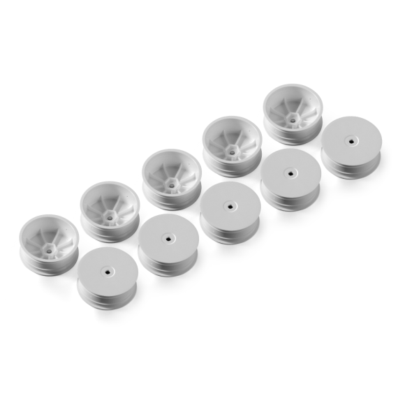 2WD FRONT WHEEL AERODISK WITH 12MM HEX IFMAR - WHITE (10) - 329900-M 