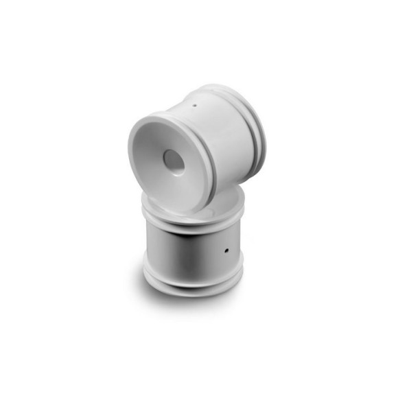 STADIUM TRUCK WHEEL AERODISK WITH 12MM HEX - WHITE (2) - 329912 - XRA