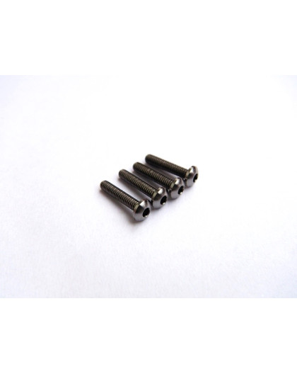  Titanium Hex Socket Button Head Screw M2x10 - 48017 - HIRO SEIKO