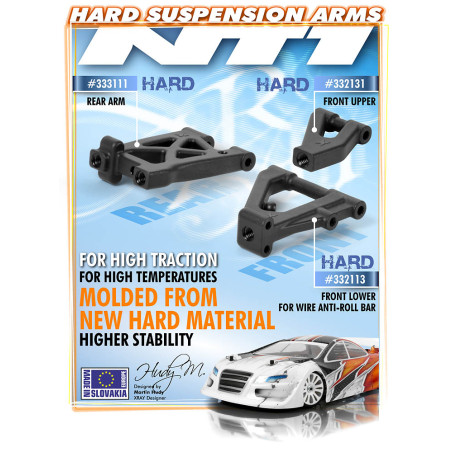 COMPOSITE SUSPENSION ARM FRONT LOWER FOR WIRE ANTI-ROLL BAR - HARD - 